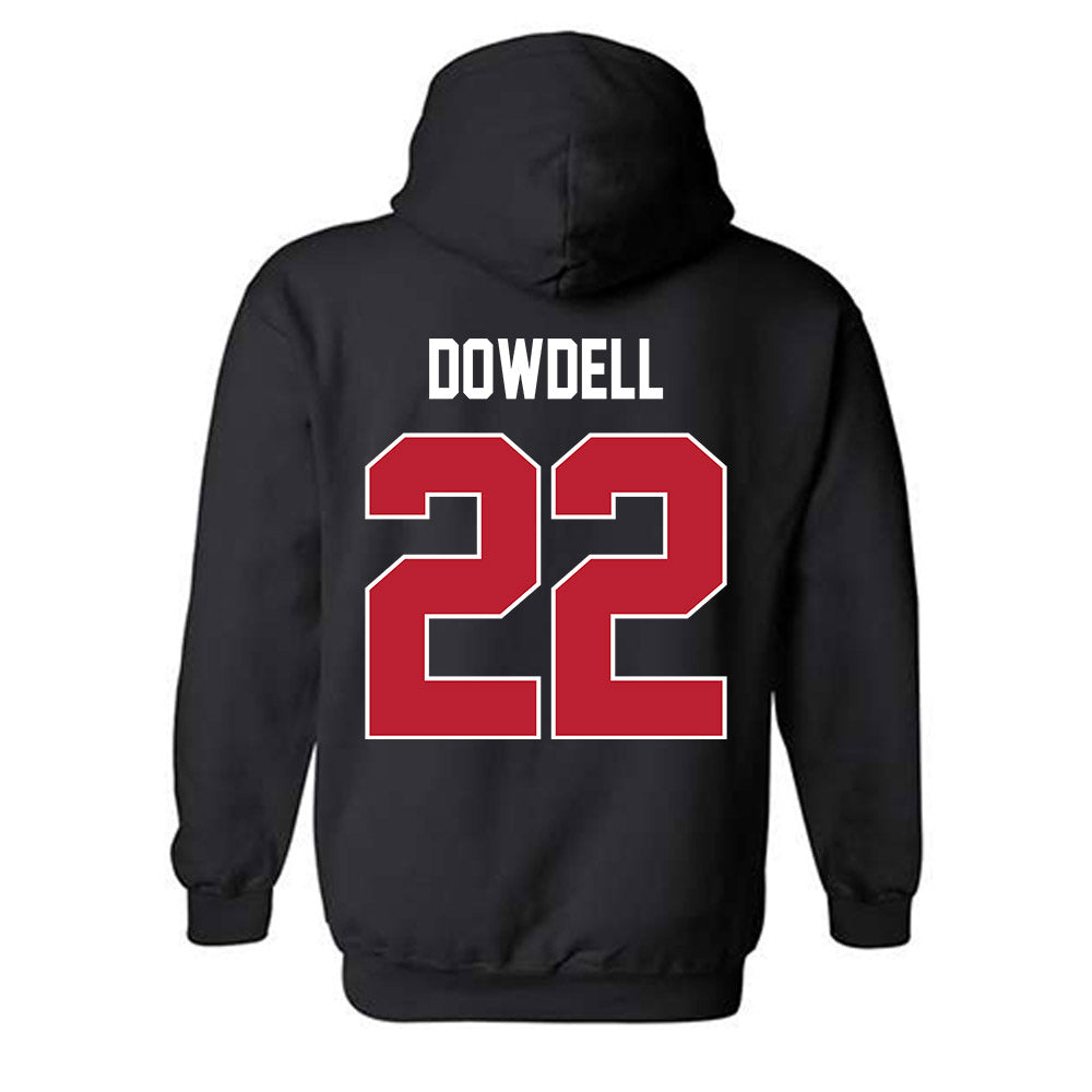 Georgia - NCAA Football : Dante Dowdell - Helmet Shersey Hooded Sweatshirt-1
