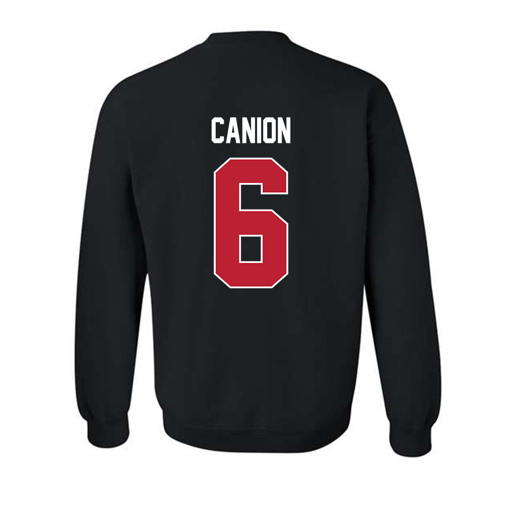 Georgia - NCAA Football : Isiah Canion - Helmet Shersey Crewneck Sweatshirt-1