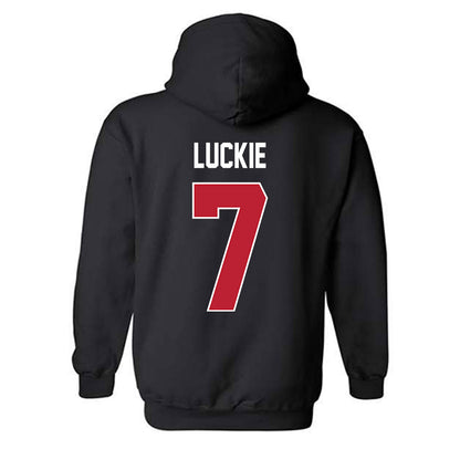Georgia - NCAA Football : Lawson Luckie - Helmet Shersey Hooded Sweatshirt-1
