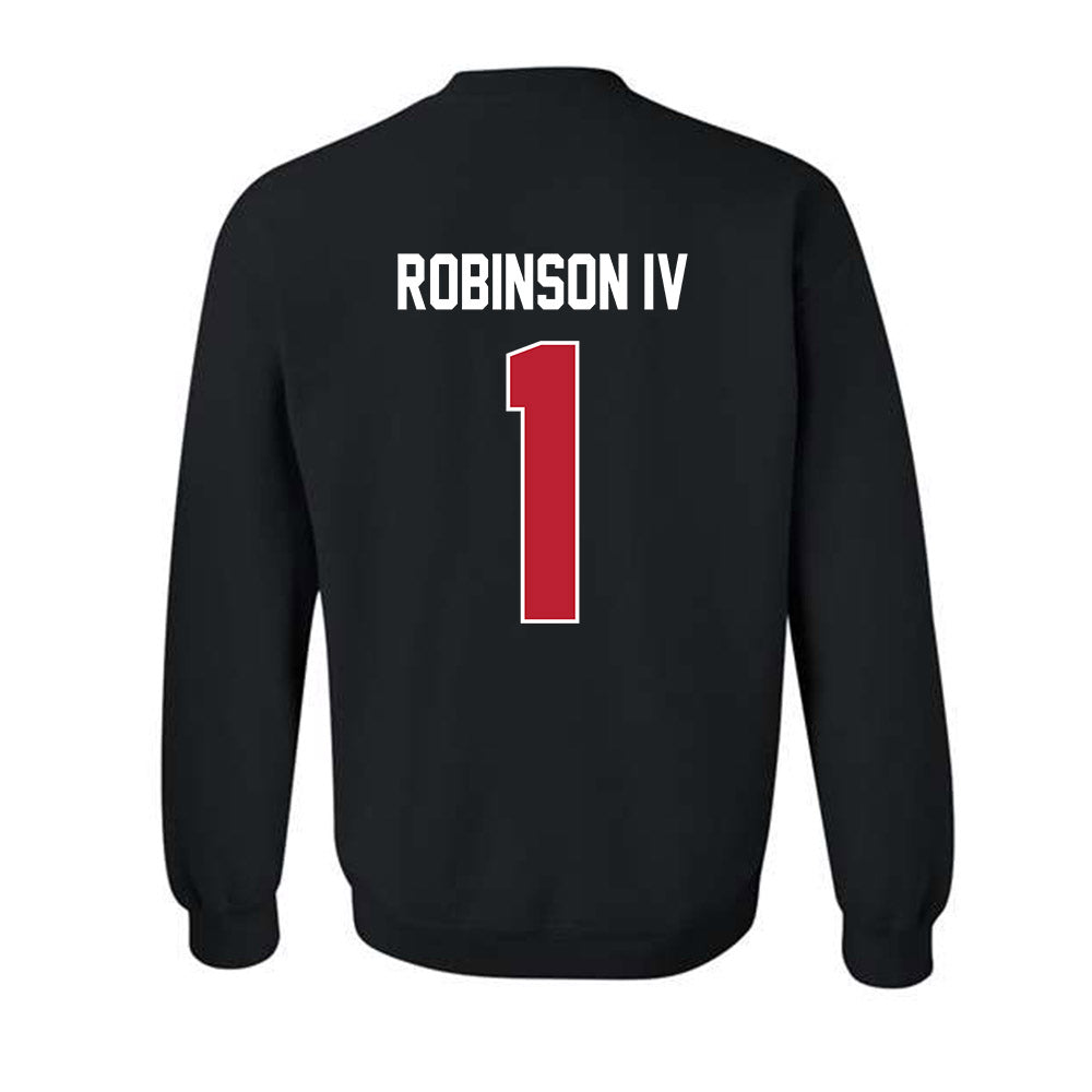 Georgia - NCAA Football : Ellis Robinson IV - Helmet Shersey Crewneck Sweatshirt-1