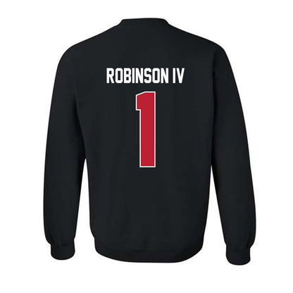 Georgia - NCAA Football : Ellis Robinson IV - Helmet Shersey Crewneck Sweatshirt-1