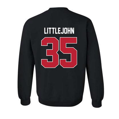 Georgia - NCAA Football : Elijah Littlejohn - Helmet Shersey Crewneck Sweatshirt-1