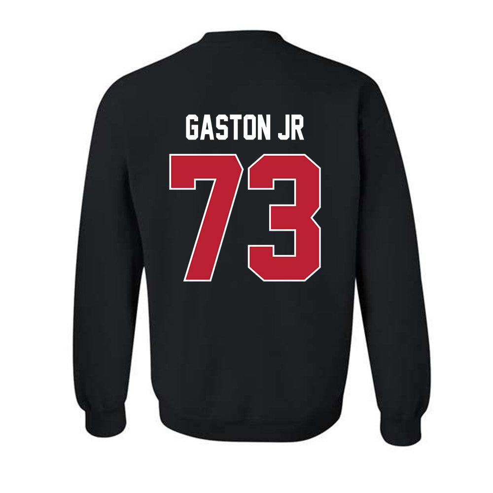 Georgia - NCAA Football : Juan Gaston Jr - Helmet Shersey Crewneck Sweatshirt-1