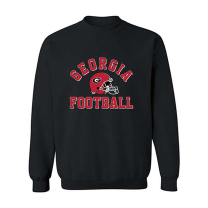 Georgia - NCAA Football : AJ Lonon - Helmet Shersey Crewneck Sweatshirt-0