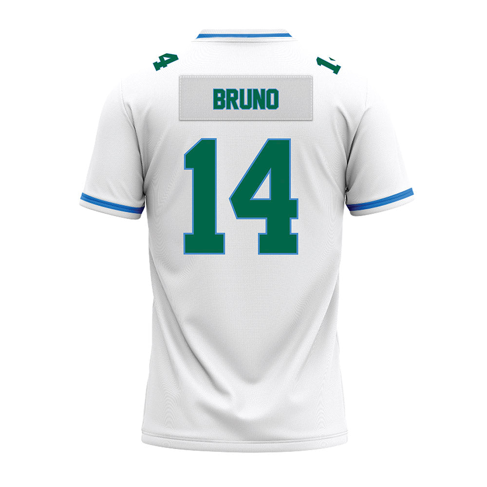 Tulane - NCAA Football : Dagan Bruno - White Premium Football Jersey-1