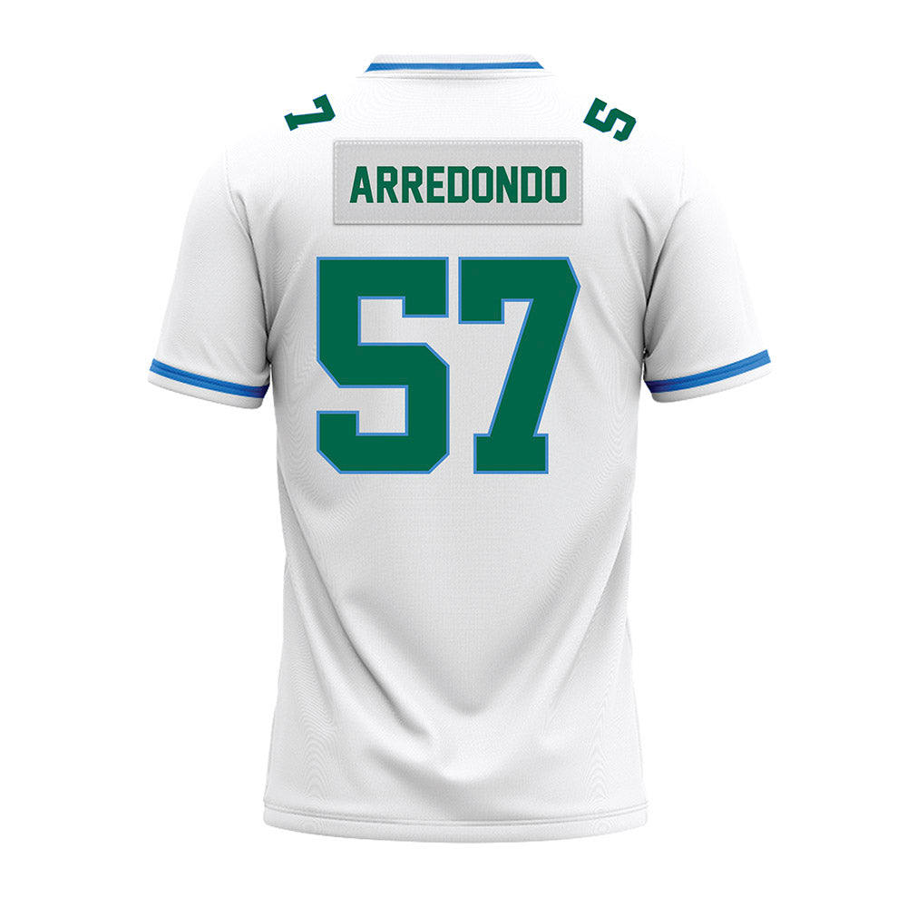 Tulane - NCAA Football : Jason Arredondo - White Premium Football Jersey-1
