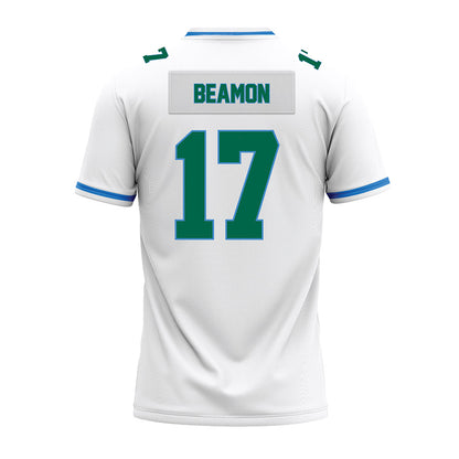 Tulane - NCAA Football : Jay beamon - White Premium Football Jersey-1
