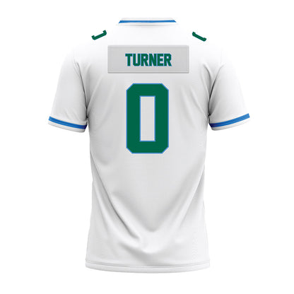 Tulane - NCAA Football : Maurice Turner - White Premium Football Jersey-1