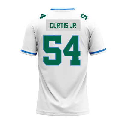 Tulane - NCAA Football : Jeffrey Curtis Jr - White Premium Football Jersey-1