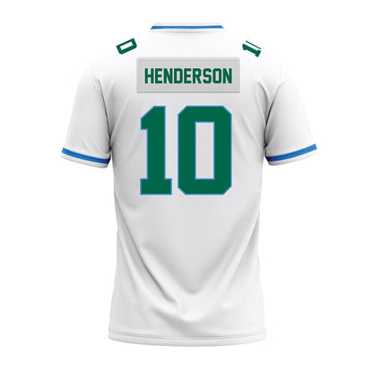 Tulane - NCAA Football : Gerrod Henderson - White Premium Football Jersey-1