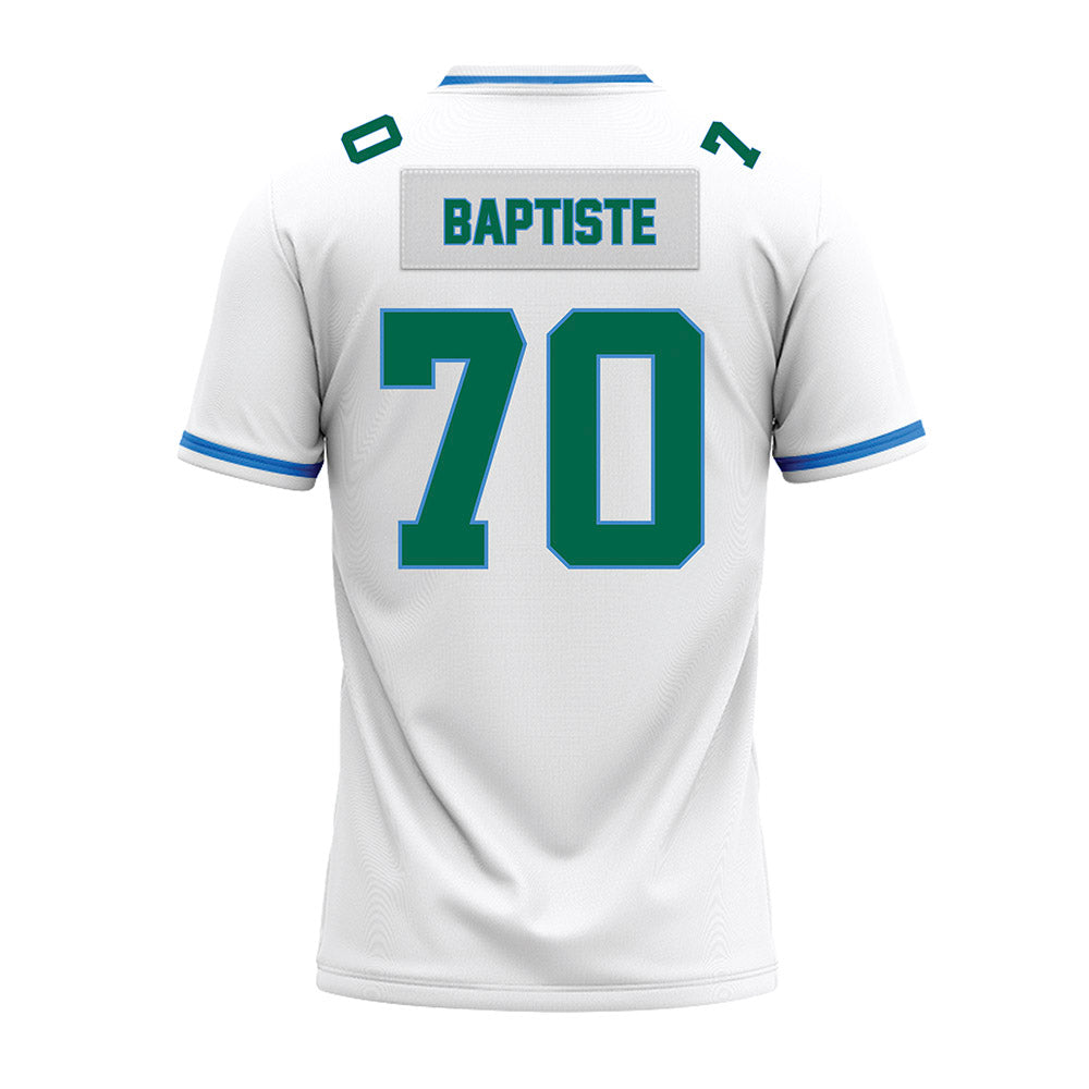 Tulane - NCAA Football : Juelz Baptiste - White Premium Football Jersey-1