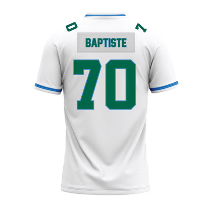 Tulane - NCAA Football : Juelz Baptiste - White Premium Football Jersey-1