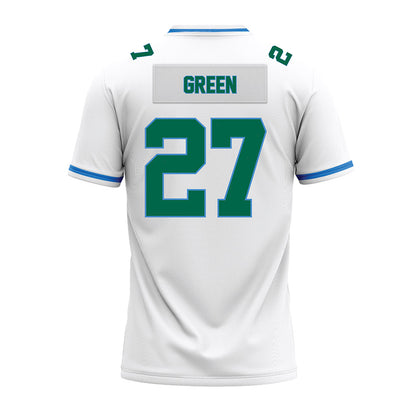 Tulane - NCAA Football : Chase Green - White Premium Football Jersey-1