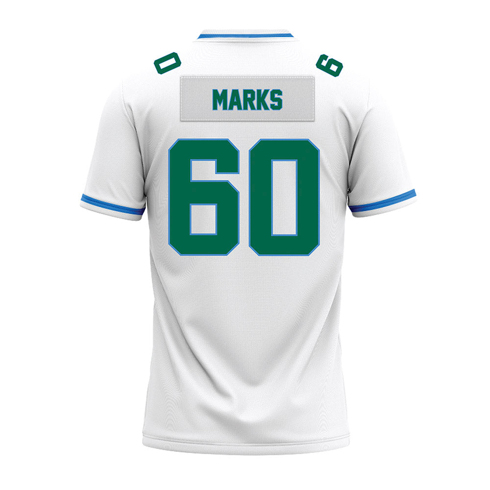 Tulane - NCAA Football : Gavin Marks - White Premium Football Jersey-1