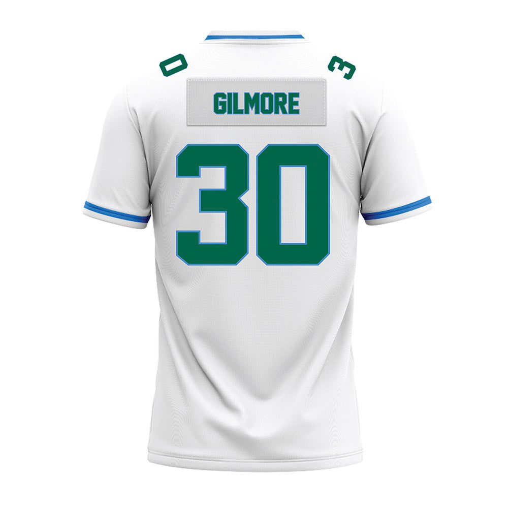 Tulane - NCAA Football : Syre Gilmore - White Premium Football Jersey-1