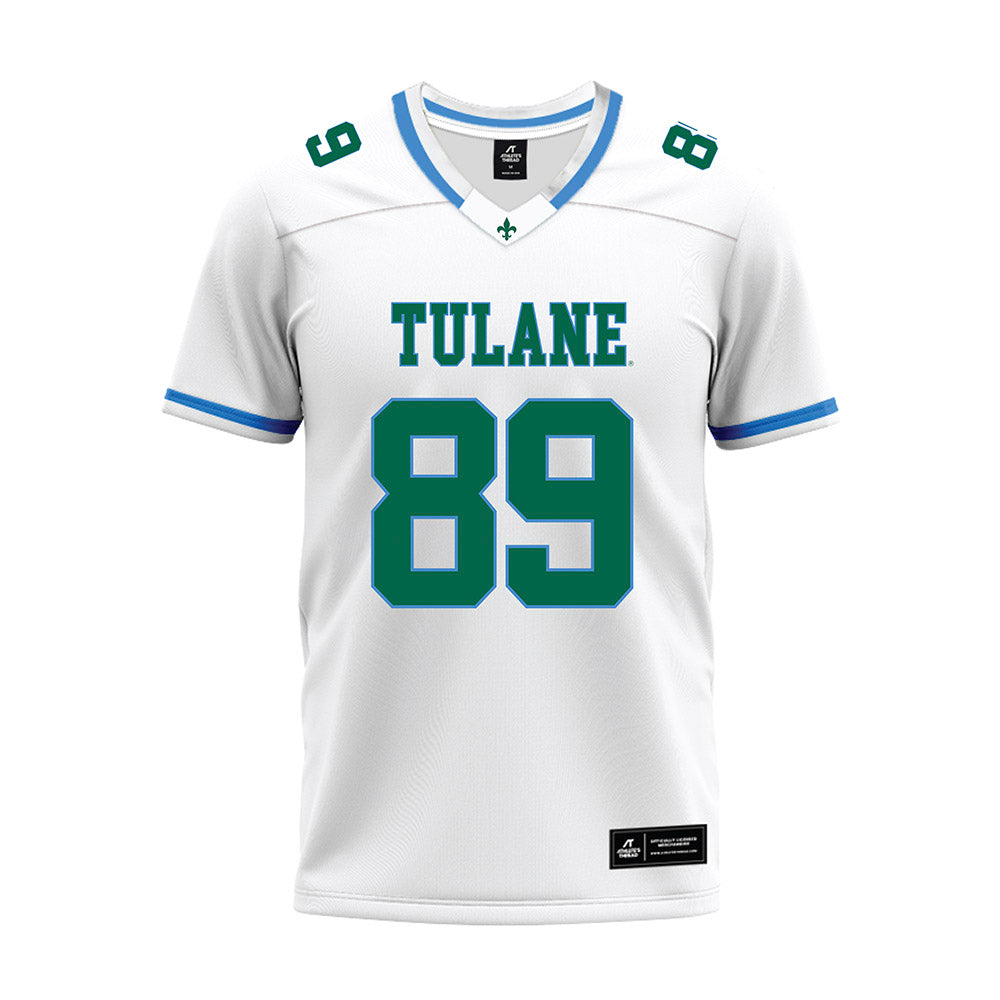 Tulane - NCAA Football : Miles Smith - White Premium Football Jersey-0