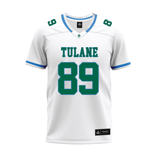 Tulane - NCAA Football : Miles Smith - White Premium Football Jersey-0