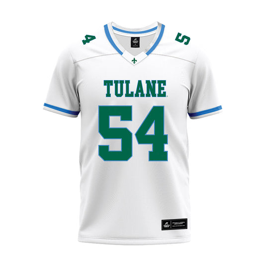 Tulane - NCAA Football : Jeffrey Curtis - White Premium Football Jersey-0