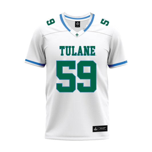 Tulane - NCAA Football : Andre Amos - White Premium Football Jersey-0