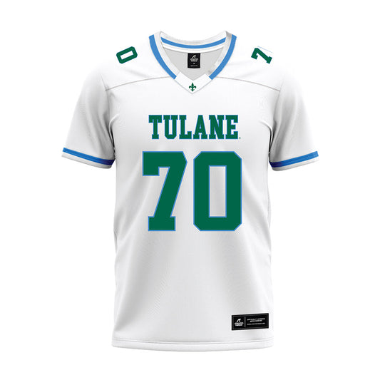 Tulane - NCAA Football : Juelz Baptiste - White Premium Football Jersey-0