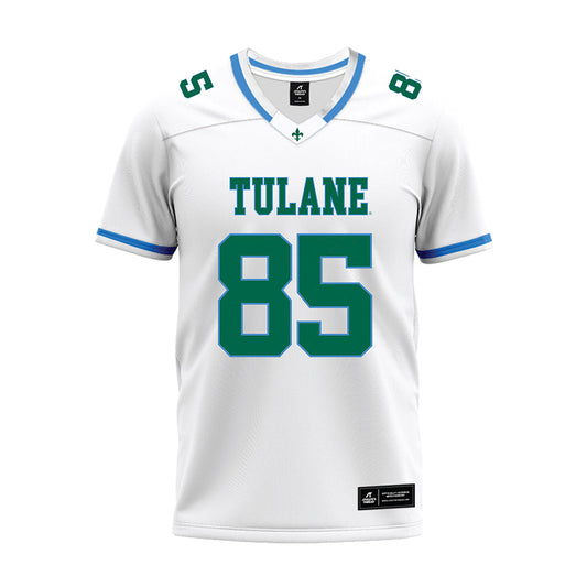 Tulane - NCAA Football : Gabe Daniels - White Premium Football Jersey-0