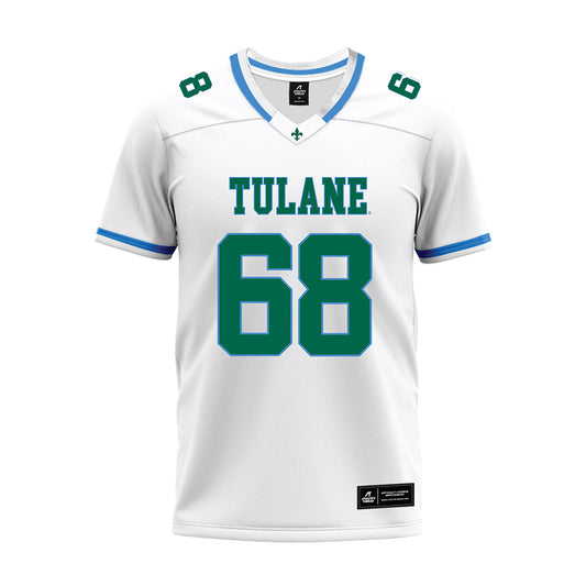 Tulane - NCAA Football : Robbie Pizzolato - White Premium Football Jersey-0