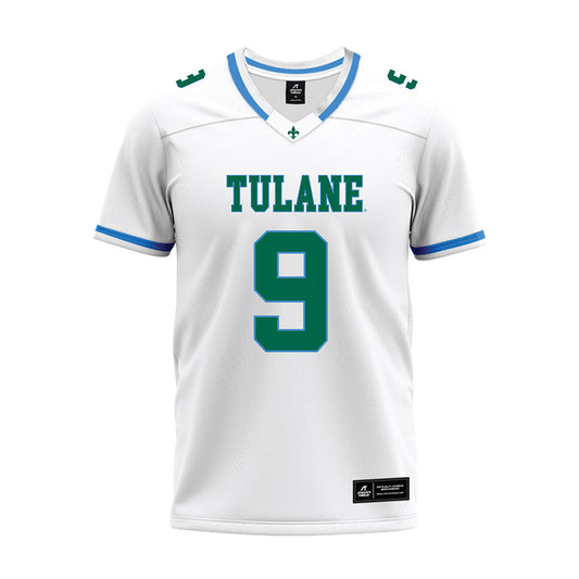Tulane - NCAA Football : Zeon Chriss-Gremillion - White Premium Football Jersey-0