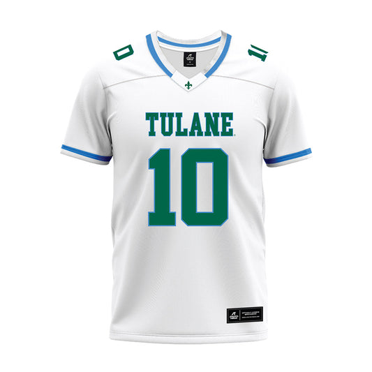 Tulane - NCAA Football : Kellen Tasby - White Premium Football Jersey-0