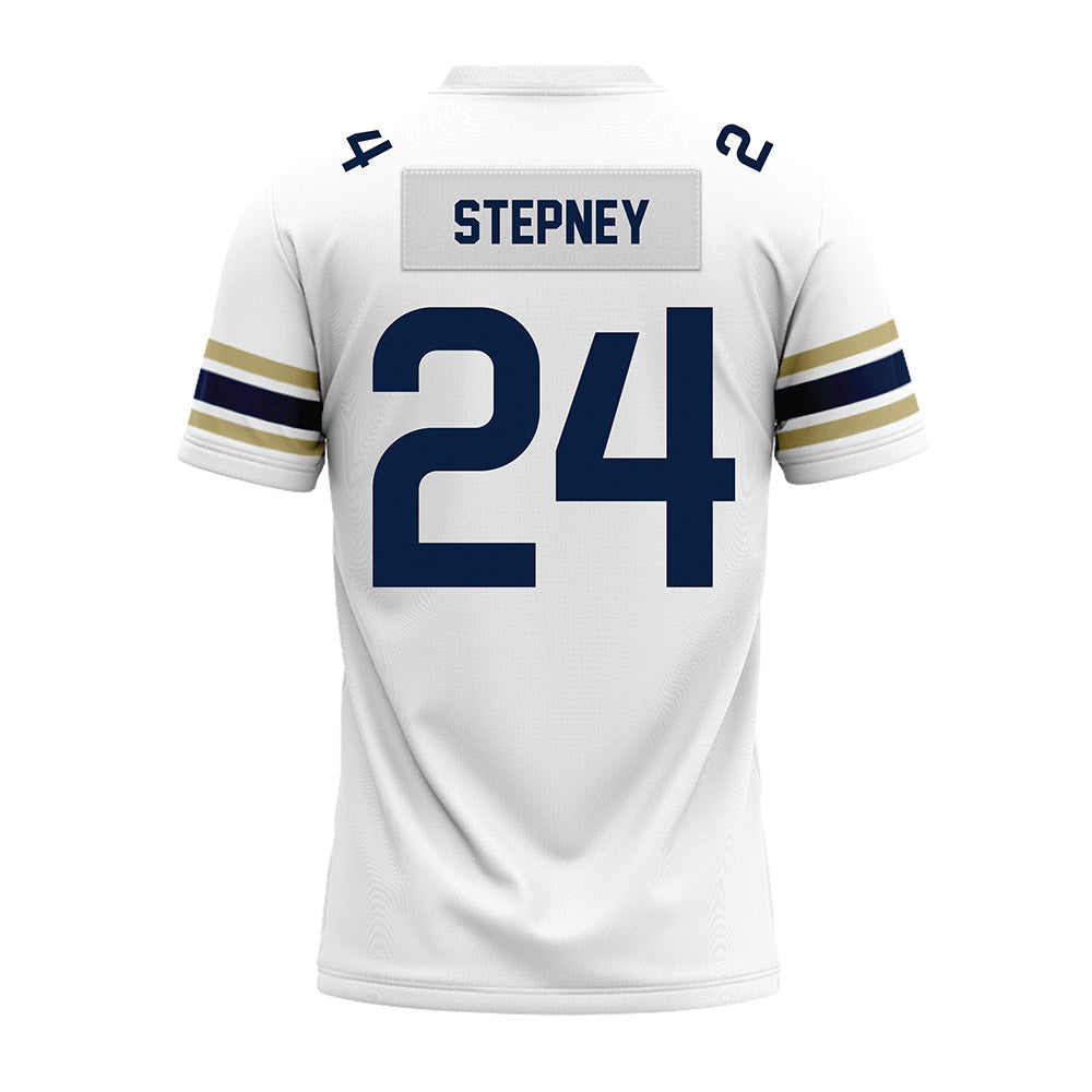 Akron - NCAA Football : Dj Stepney - White Premium Football Jersey-1