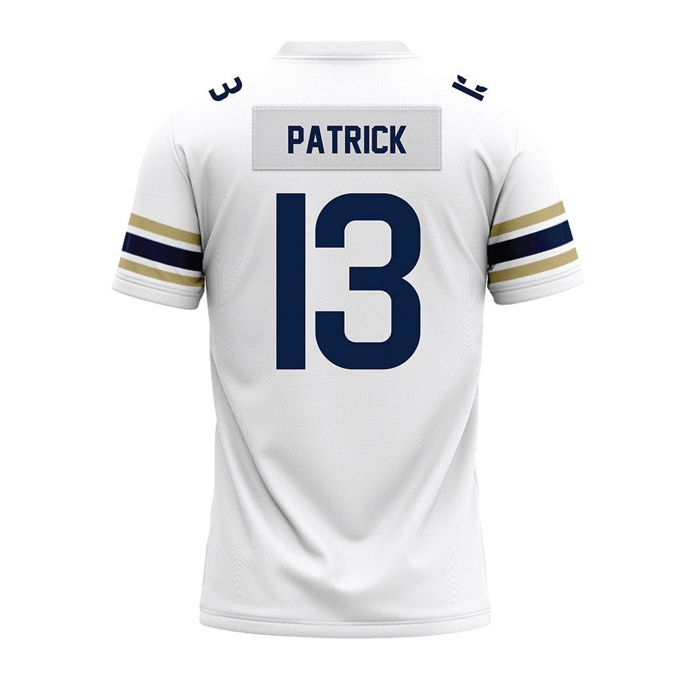 Akron - NCAA Football : Sean Patrick - White Premium Football Jersey-1