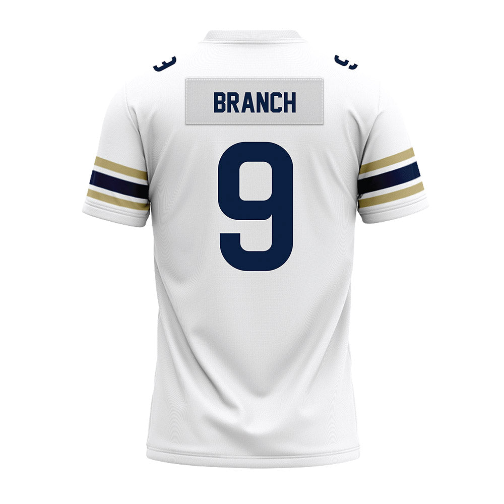 Akron - NCAA Football : Aamii Branch - White Premium Football Jersey-1
