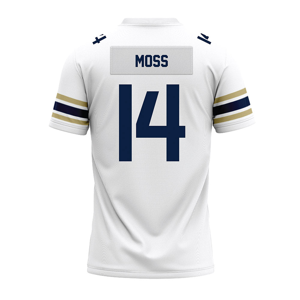 Akron - NCAA Football : Khory Moss - White Premium Football Jersey-1