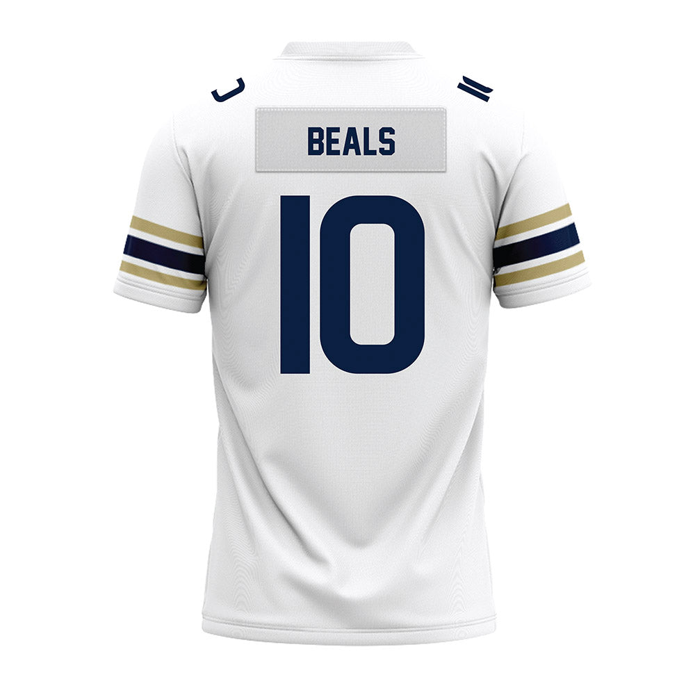 Akron - NCAA Football : Semaj Beals - White Premium Football Jersey-1