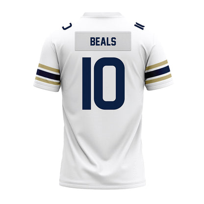 Akron - NCAA Football : Semaj Beals - White Premium Football Jersey-1
