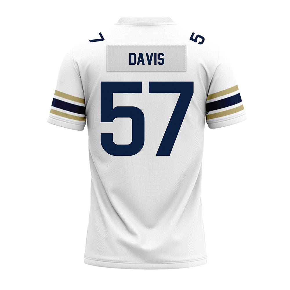 Akron - NCAA Football : elijah davis - White Premium Football Jersey-1