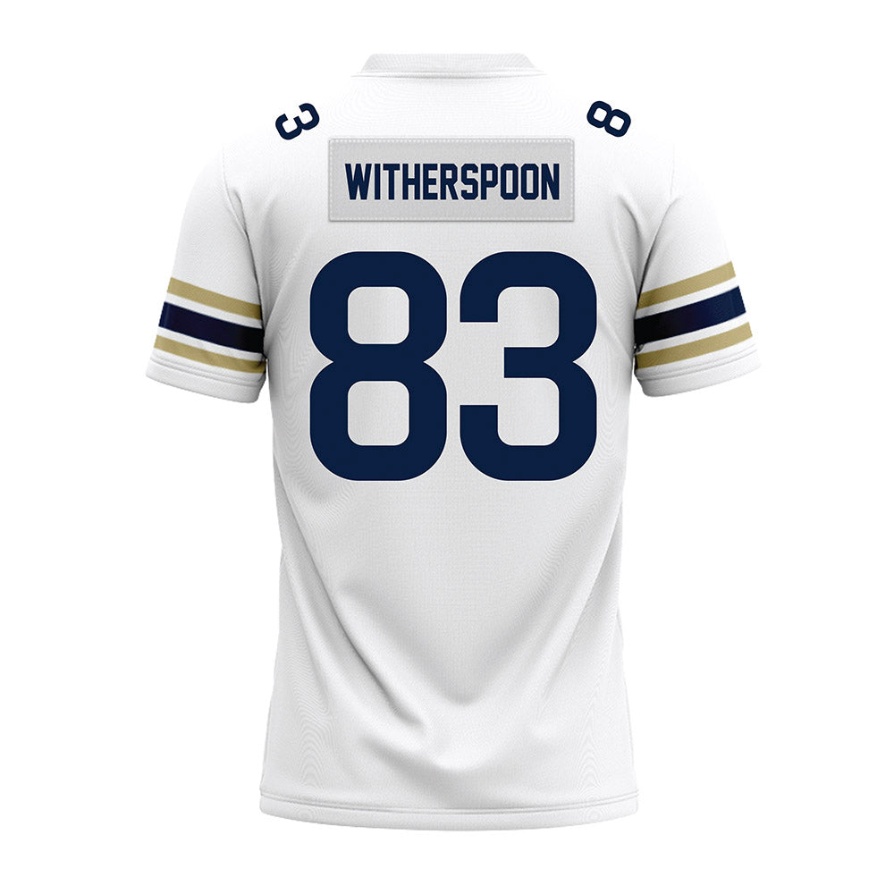 Akron - NCAA Football : Khalil Witherspoon - White Premium Football Jersey-1