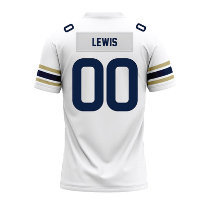 Akron - NCAA Football : Savion Lewis - White Premium Football Jersey-1