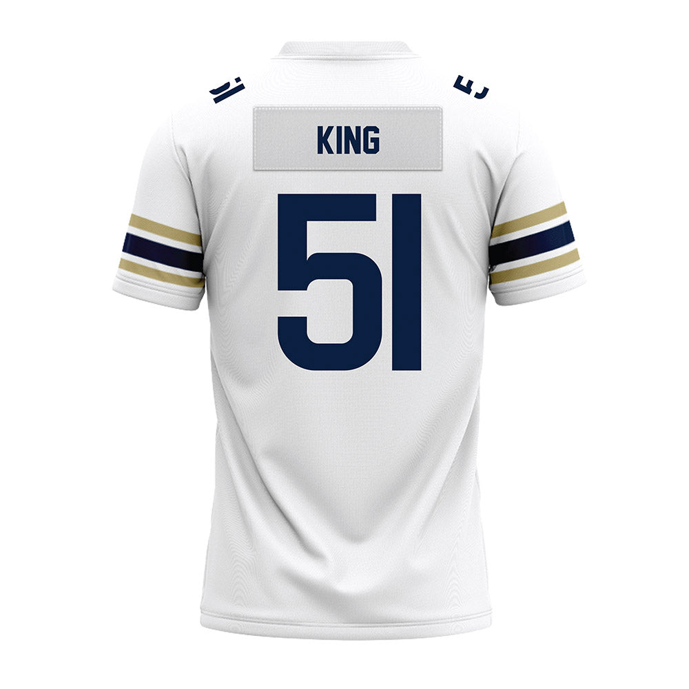 Akron - NCAA Football : Maasai King - White Premium Football Jersey-1