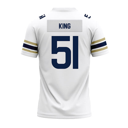 Akron - NCAA Football : Maasai King - White Premium Football Jersey-1