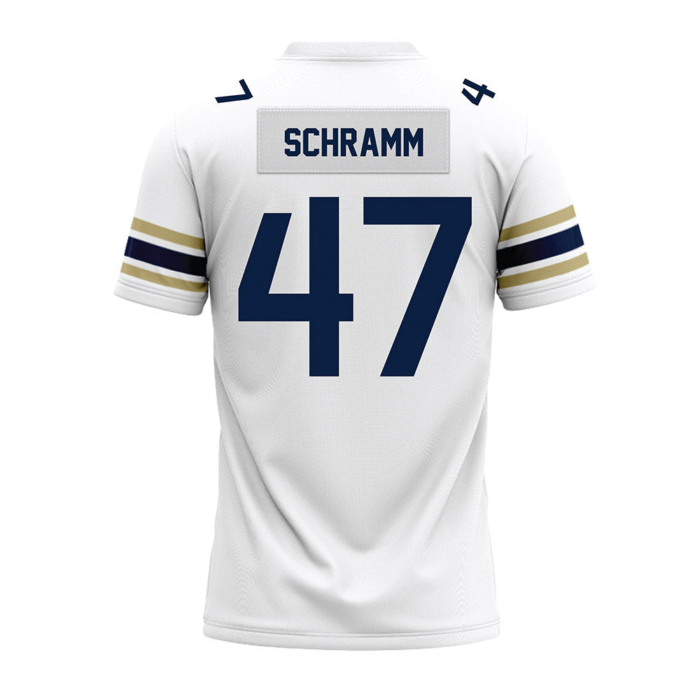 Akron - NCAA Football : Matt Schramm - White Premium Football Jersey-1