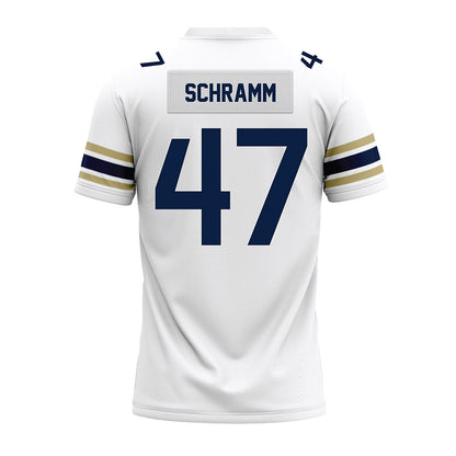 Akron - NCAA Football : Matt Schramm - White Premium Football Jersey-1