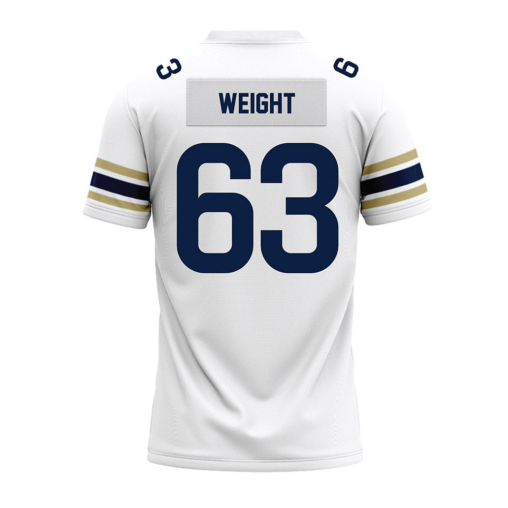 Akron - NCAA Football : August Weight - White Premium Football Jersey-1