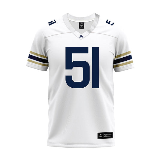 Akron - NCAA Football : Jason Hoskins - White Premium Football Jersey-0