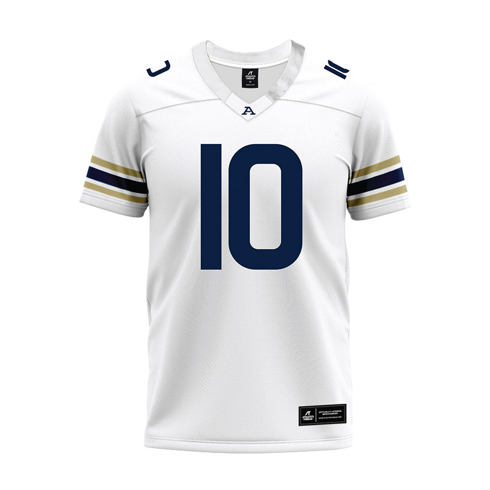 Akron - NCAA Football : Semaj Beals - White Premium Football Jersey-0