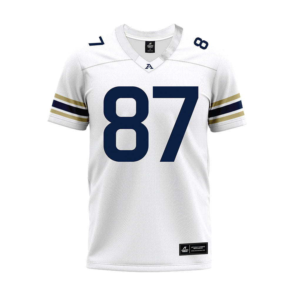 Akron - NCAA Football : Gentz Hilburn - White Premium Football Jersey-0
