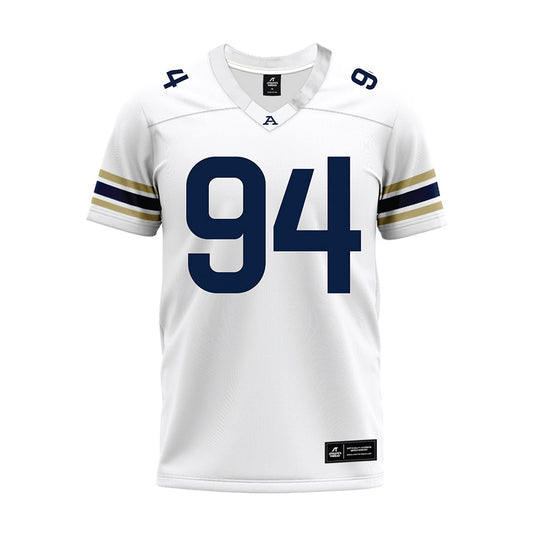 Akron - NCAA Football : Malakai Ross-Graves - White Premium Football Jersey-0