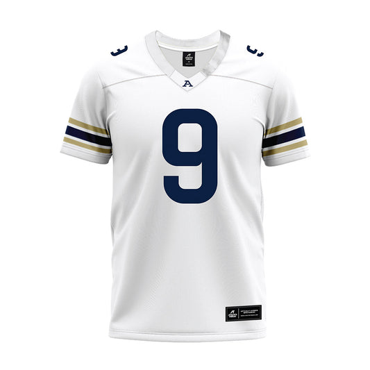 Akron - NCAA Football : Jean Louis III - White Premium Football Jersey-0