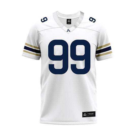 Akron - NCAA Football : Jaiden Brown-Demery - White Premium Football Jersey-0