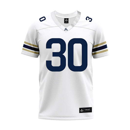 Akron - NCAA Football : Jake Dennis - White Premium Football Jersey-0
