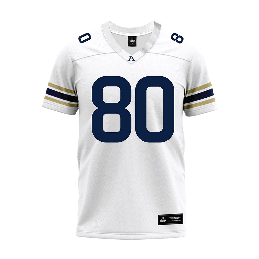 Akron - NCAA Football : Eddie Vega - White Premium Football Jersey-0